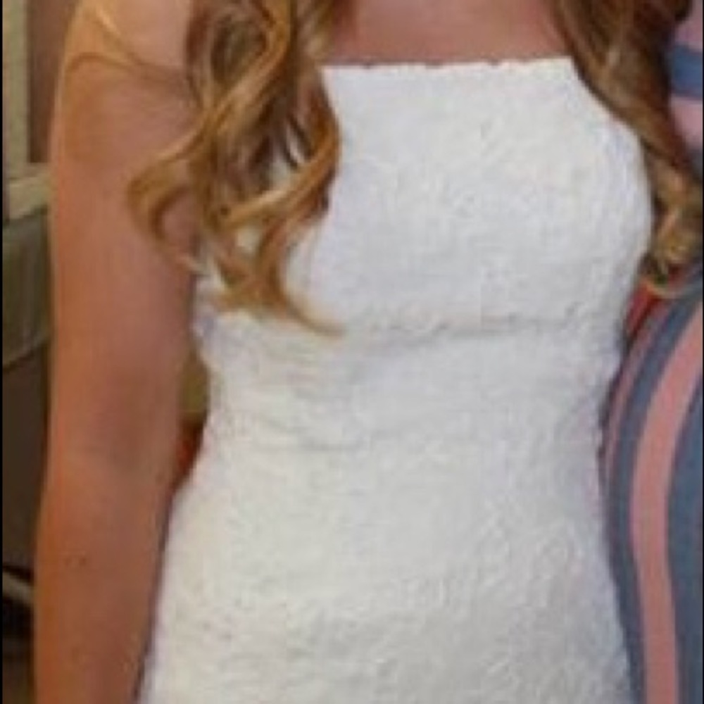 Lilly Pulitzer White Lace Dress